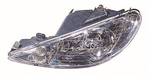 Far stanga (H7, reglaj electric) PEUGEOT 206 2003-2009