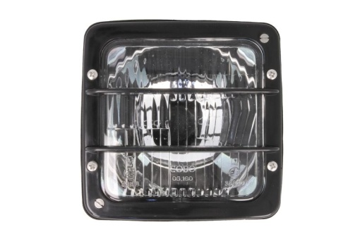 Far universal stanga/dreapta (12V, transparent, plastic, negru, lumini pozitie) potrivit AGRO