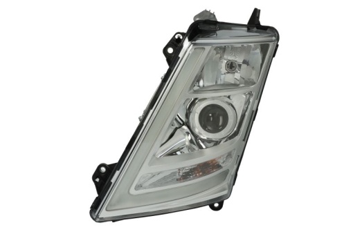 Fat stanga (D1S/H1/LED/PY21W, manual, culoare insert: crom platinat, culoare indicator: transparent) potrivit VOLVO FH II 01.12-
