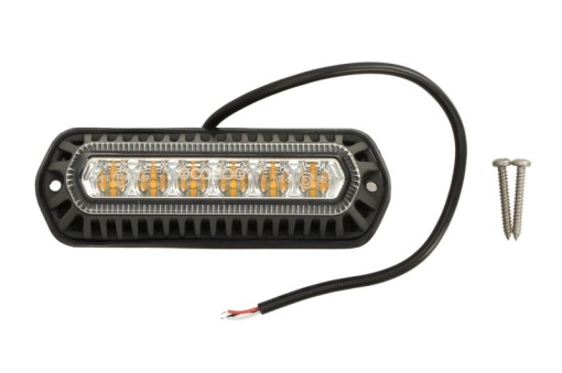Girofar (portocaliu, 12/24V, LED, LED, 12W, 2-puncte montare, lungime cablu; 0,3m)