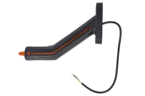 Lumina clarificare dreapta, portocaliu/rosu/alb, LED, suprafata, lungime cablu 400mm, cu brat lung, 12/24V (cu functie de semnalizator lateral, IP6K9K)