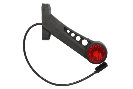 Lumina clarificare dreapta, rosu/alb, LED, 12/24V (cu clemă pentru fir plat, conector: CLICK-IN/JAEGER)