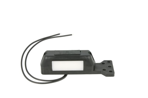 Lumina clarificare dreapta, rosu/alb, LED, inaltime 105mm; latime 28mm; adancime 34mm, în relief, lungime cablu 210mm, cu cuier, 12/24V (drept în relief)