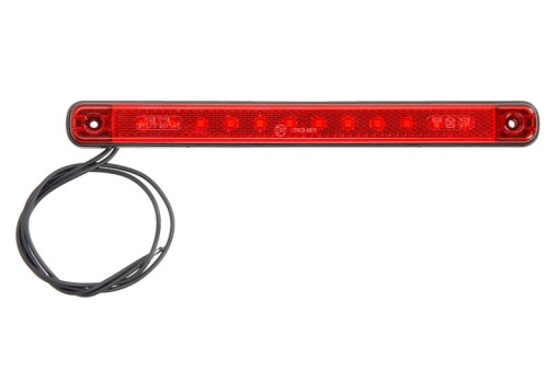 Lumina clarificare lumini stanga/dreapta, forma: dreptunghiular, rosu, LED, 12/24V