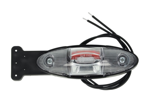 Lumina clarificare stanga, rosu/alb, LED, 12/24V (cu balama)