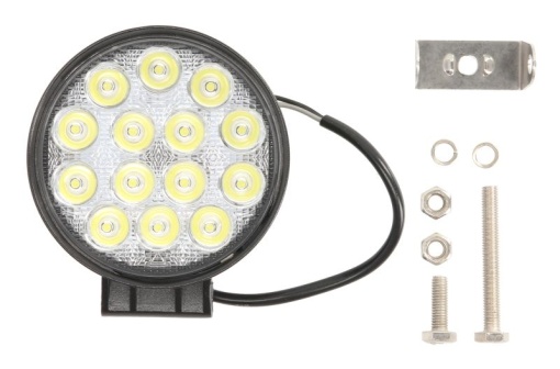 Lumina lucru (LED, 12/24/30V, 39W, 2500lm, numar elemente LED: 13, adancime: 75mm, diametru: 128mm, lumina focalizata)