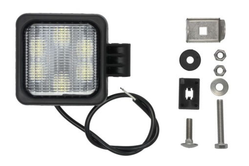 Lumina lucru (LED, 12/24/32/48V, 24W, 1500lm, numar elemente LED: 6, lungime: 100mm, inaltime: 100mm, adancime: 76mm, lungime cablu: 0,5m)
