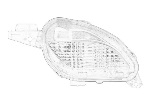 Lumina marsarier Dreapta potrivit TOYOTA YARIS, YARIS/HATCHBACK 07.14-06.20