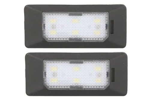 Lumina numar inmatriculare, culoare lumina: alb; set, 12V, cu aprobare circulatie potrivit AUDI A1, A4 ALLROAD B8, A4 B6, A4 B7, A4 B8, A5, A6 ALLROAD C6, A6 ALLROAD C7, A6 C6, A6 C7, A7, Q5, TT 04.02-10.18