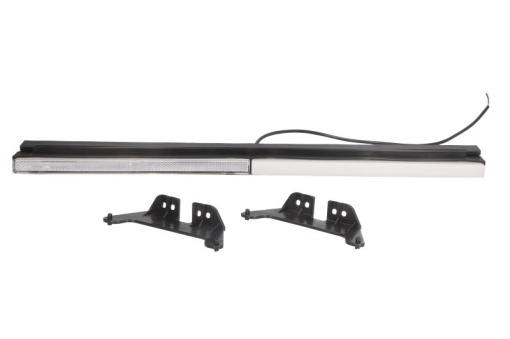 Lumini clarificare stanga/dreapta, forma: dreptunghiular, alb, LED, inaltime 28mm; latime 535mm; adancime 33,5mm, în relief, lungime cablu 500mm, cu cuier, 12/24V (cu reflector, IP6K9K)