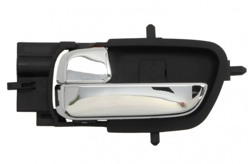 Maner usa fata/spate stanga interior, negru/crom, HYUNDAI i20 intre 2008-2015