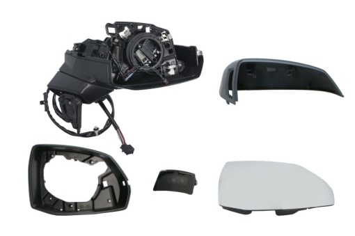Oglinda dreapta (electric, cu memorie, convex, cu incalzire, asistent pentru schimbarea benzii, subacoperit, pliabil electric, cu semnalizator) potrivit AUDI Q5 FY, Q5 FYT 01.17-