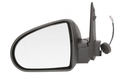 Oglinda stanga electrica, asferic, incalzita, crom, grunduita MITSUBISHI COLT intre 2008-2012
