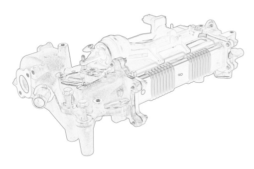 Radiator recirculare gaze esapament potrivit OPEL ASTRA J, ASTRA J GTC, ASTRA K, INSIGNIA A, INSIGNIA A COUNTRY, INSIGNIA B, INSIGNIA B GRAND SPORT, MERIVA B, MOKKA / MOKKA X, ZAFIRA C 1.6D 02.13-