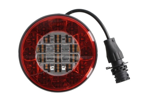 Stop spate stanga/dreapta (LED, 12/24V, cu intermitent, cu stop, lumina de parcare, fara proiector, lungime cablu: 0,2m, conector: AMP DIN 7PIN Bayonet)