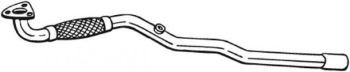 Teava esapament Fata (flexibil) potrivit OPEL ASTRA H, ASTRA H GTC, ZAFIRA B 1.6 03.04-09.12