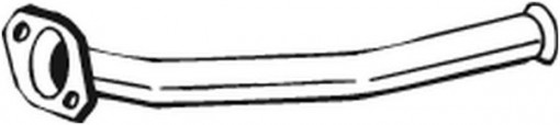 Teava esapament Fata (lungime:570mm) potrivit PEUGEOT 206, 206+ 1.1-1.6LPG 09.98-