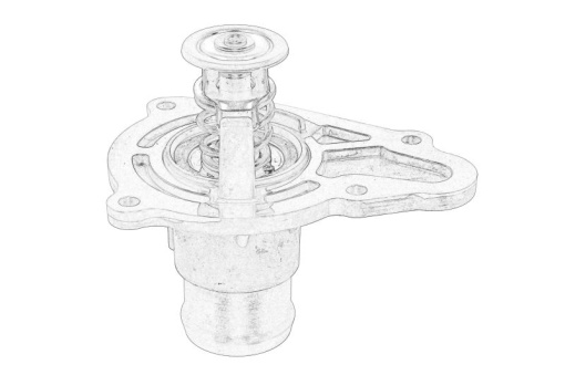 Termostat lichid racire (87°C) potrivit AUDI A8 D3, Q7 4.0D/4.2D 05.03-07.10