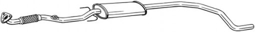 Toba esapament intermediara potrivit OPEL CORSA D 1.4/1.4LPG 07.06-08.14