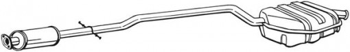Toba finala esapament potrivit MINI (R50, R53), (R52) 1.6 06.01-07.08