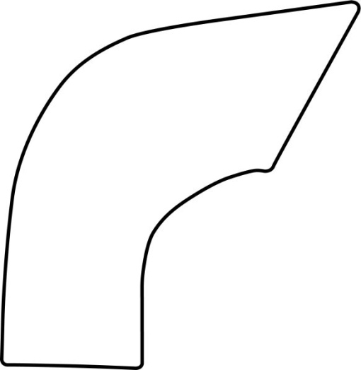 Autocolant protectie prag spate dreapta (culoare: transparent, 3M PPF 4.0 foil / auto-ajustare) potrivit VW BEETLE 5C 04.11-07.19