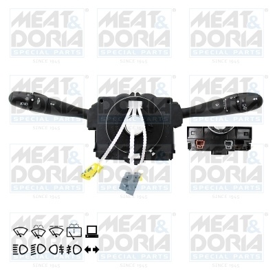 Comutator coloana directie (control computer; Indicatorii; lumini; stergatoare) potrivit CITROEN C5 I, XSARA PICASSO; PEUGEOT 206 08.98-