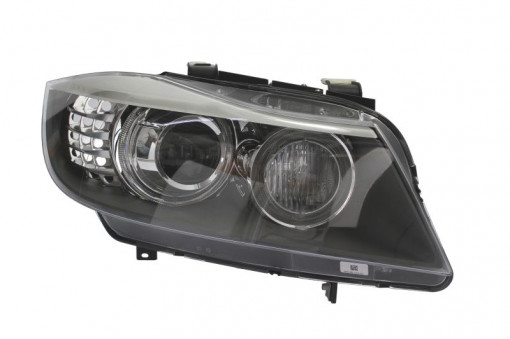 Far Dreapta (bi-xenon, D1S/H3/H8, automat, cu motor, culoare semnalizator: portocaliu) potrivit BMW 3 (E90), 3 (E91) 08.08-05.12