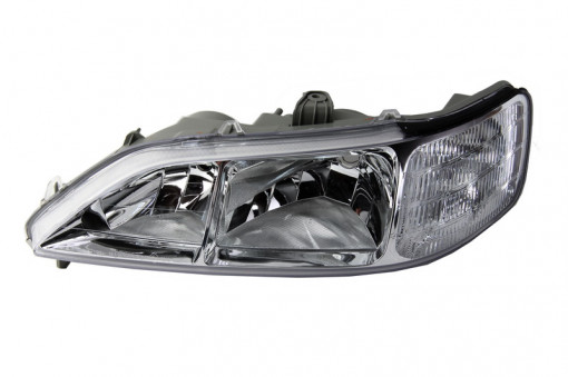 Far Dreapta (H1/H7, electric, fara motoras, culoare insertie: negru, culoare semnalizator: alb) potrivit HONDA ACCORD VI 01.00-12.03