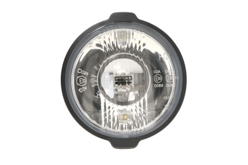 Far universal stanga/dreapta (faza lunga, H3/T4W, 12/24V, diametru 183mm, alb, plastic, negru, lumini pozitie, lungime cablu: 150mm)