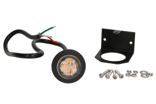 Girofar (portocaliu, 12/24V, LED, 6W, 1-puncte fixare, numar programe: 3, 1 piesa, lungime cablu; 0,4m)