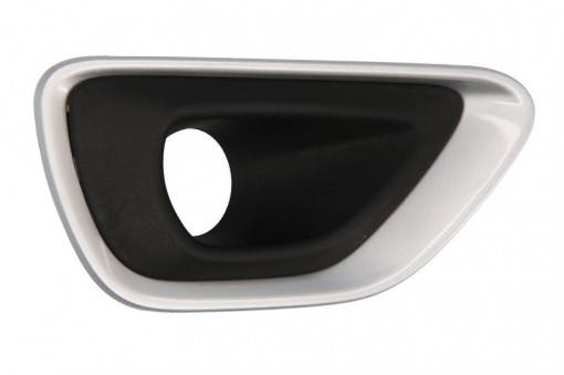 Grila bara fata Dreapta cu locas proiector, aluminiu/negru potrivit JEEP GRAND CHEROKEE IV 07.13-