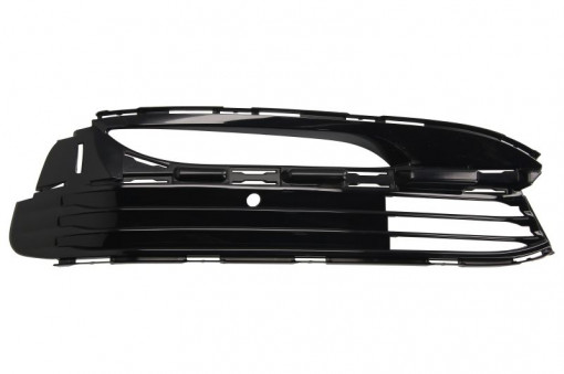 Grila bara fata dreapta partial inchisa, PURE EXCELLENCE, cu locas proiectoare ceata, plastic, negru lucios BMW Seria 7 G11, G12 intre 2015-2019