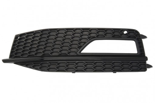 Grila bara fata stanga S-LINE, cu locas proiectoare, plastic AUDI A4 intre 2011-2016