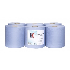 Laveta hartie HERZKRAFT, tip: Roll (set), 6 buc, culoare: albastru deschis, numar straturi: 2, lungime: 160m