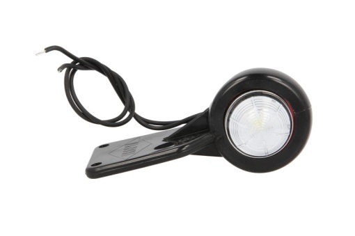 Lumina clarificare dreapta, rosu/alb, LED, inaltime 99mm; latime 52mm; adancime 44mm, în relief, lungime cablu 250mm, cu cuier, 12/24V