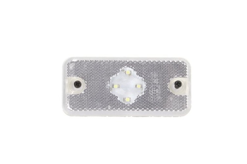 Lumina delimitare stanga/dreapta, alb, LED, inaltime 50mm; latime 120mm; adancime 18mm, 24V potrivit DAF 75 CF, 85 CF, 95 XF, LF 55 01.97-