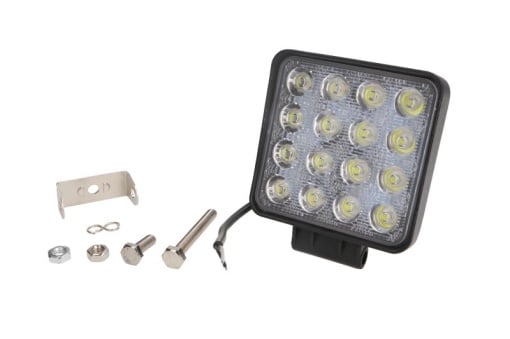 Lumina lucru (LED, 12/24/30V, 48W, 3300lm, numar elemente LED: 16, lungime: 110mm, inaltime: 110mm, adancime: 72mm, lumina dispersata)