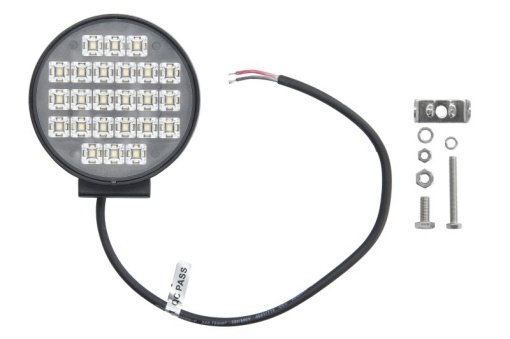Lumina lucru (LED, 9/12/24/32V, 24W, 2000lm, numar diode: 24, inaltime: 135mm, adancime: 39mm, diametru: 114mm, lungime cablu: 0,2m)