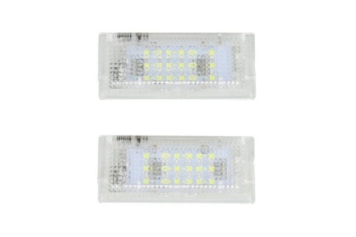 Lumina numar inmatriculare, culoare lumina: alb; set, 12V, cu aprobare circulatie potrivit BMW 3 (E46) 12.97-05.05