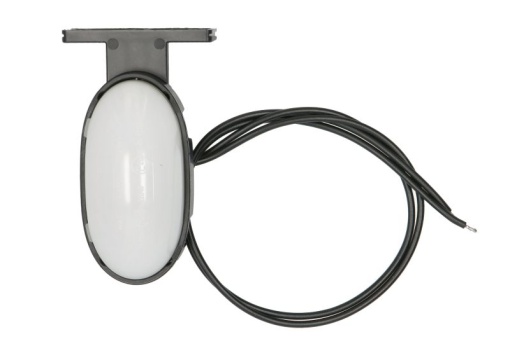 Lumini clarificare stanga/dreapta, forma: oval, alb, LED, inaltime 75mm; latime 39,5mm; adancime 31mm, în relief, lungime cablu 380mm, cu cuier, 12/24V (tip: neon, IP6K9K)