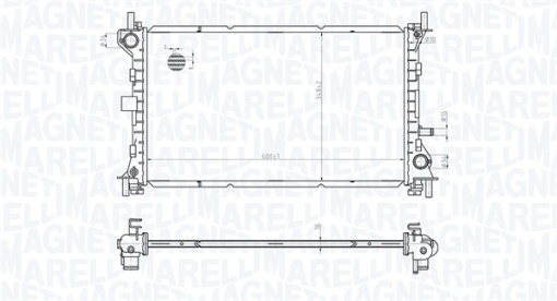Radiator motor (Automat/Manual) potrivit FIAT BRAVA; FORD FOCUS I, FOCUS II, FOCUS I/KOMBI 1.4-2.0