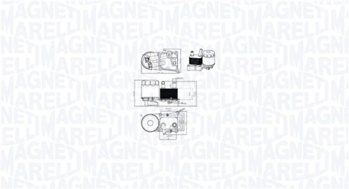 Radiator ulei potrivit FORD FIESTA IV, FIESTA/HATCHBACK, FIESTA/MINIVAN, FOCUS I, FOCUS I/KOMBI, GALAXY II, MONDEO IV, S-MAX, TOURNEO CONNECT, TRANSIT CONNECT 1.8D 08.98-06.15