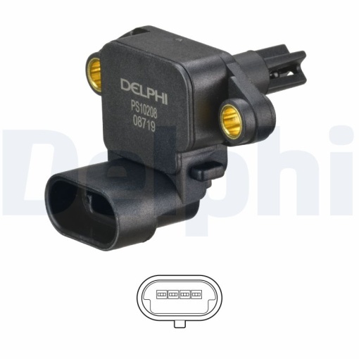 Senzor presiune galerie admisie potrivit SAAB 9-3, 9-5 2.0/2.3/3.0 09.97-12.09