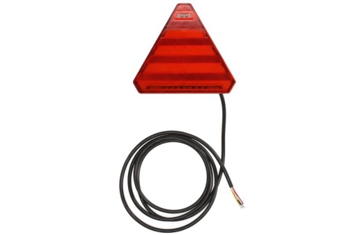 Stop spate dreapta (LED, 12/24V, cu intermitent, cu lumina de ceata, lumina de marșarier, cu lumina stop, lumini parcare, reflector triunghiular, indicator dinamic, lungimea cablu : 0,2m, 163x143x40mm)