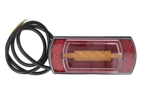 Stop spate stanga/dreapta Cleo Max (LED, 12/24V, cu intermitent, cu lumina de ceata, cu stop, lumina de parcare, reflector, lungime cablu: 1m)