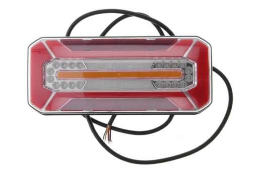 Stop spate stanga/dreapta (LED, 12/24V, cu intermitent, cu lumini ceata, lumina de marșarier, cu stop, lumina de parcare, reflector, indicator dinamic, lungime cablu: 0,2m)