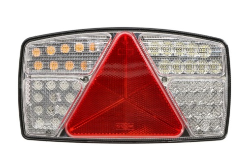 Stop spate stanga (LED, 10/30V, cu intermitent, cu far ceață, lumina de marșarier, cu stop, lumină de parcare, reflector triunghiular lungime cablu: 0,5m) potrivit SCANIA