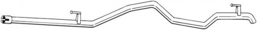 Teava esapament Spate potrivit VW LT 28-46 II 2.5D/2.8D 05.96-07.06