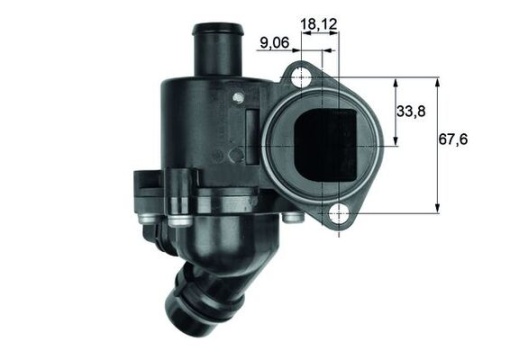 Termostat lichid racire (100°C, in carcasa) potrivit AUDI A4 B6, A4 B7, A6 C5; VW PASSAT B5.5 1.8-3.2 11.00-03.09