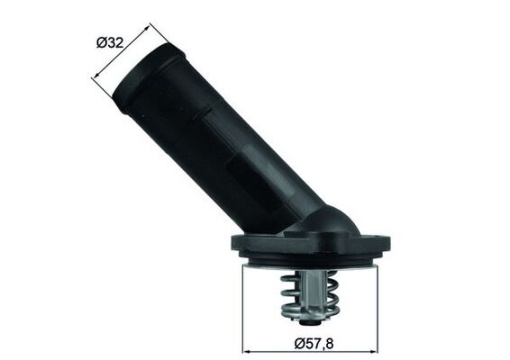 Termostat lichid racire (92°C) potrivit AUDI A1, A3, A6 C6; SEAT ALTEA, ALTEA XL, IBIZA IV, IBIZA IV SC, IBIZA IV ST, LEON; SKODA FABIA II, OCTAVIA II, ROOMSTER 1.6D/3.2 02.09-08.15